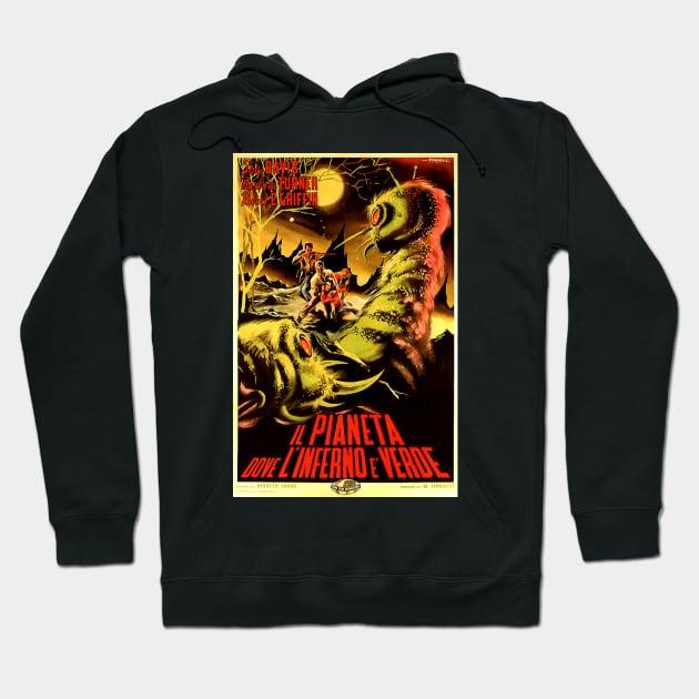 Classic Science Fiction Movie Poster - Monster From Green Hell Hoodie by Starbase79